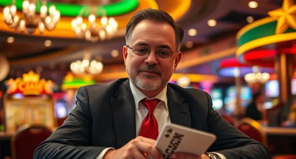 A glamorous woman holding casino chips in a neon-lit environment, representing the premium online casino atmosphere of A71.